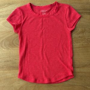 American Eagle Outfitters Bright Red Tee